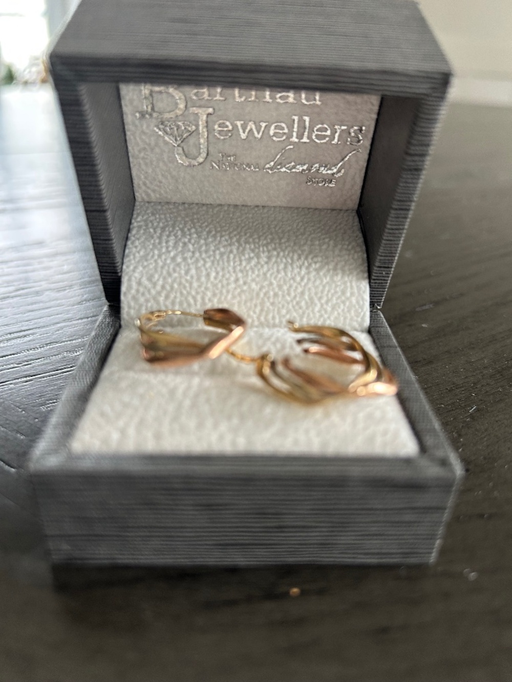 Tier Coloured Hoops Earrings